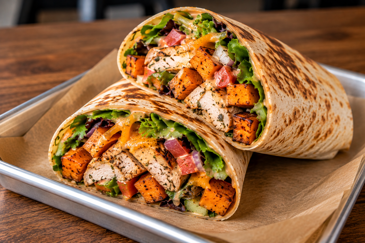 Chicken Sweet Potato Wrap